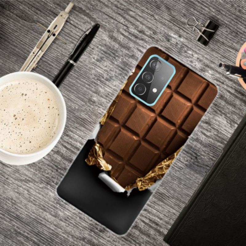 Capa Para Samsung Galaxy A32 5G Chocolate Flexível