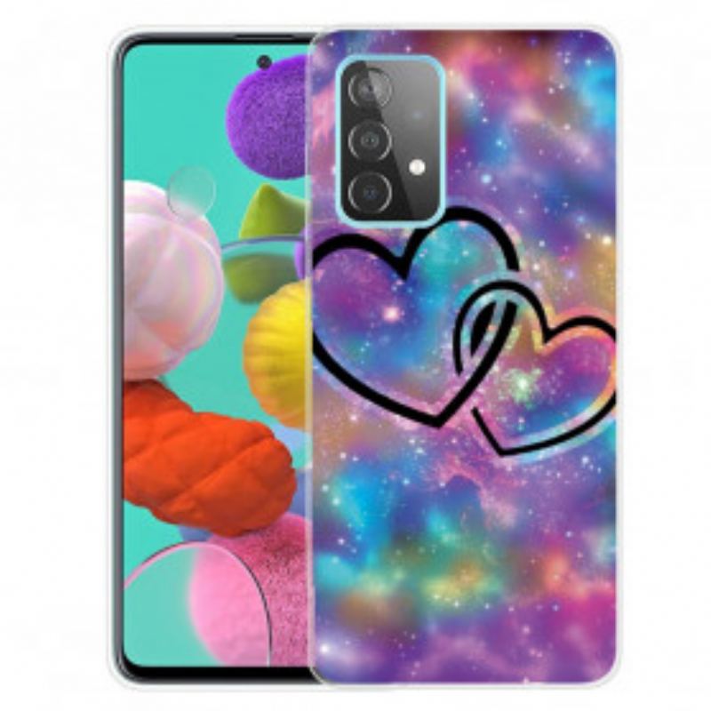 Capa Para Samsung Galaxy A32 5G Corações Acorrentados