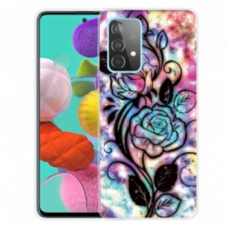 Capa Para Samsung Galaxy A32 5G Flor Gráfica