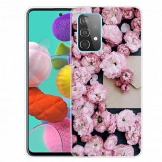 Capa Para Samsung Galaxy A32 5G Flores Intensas