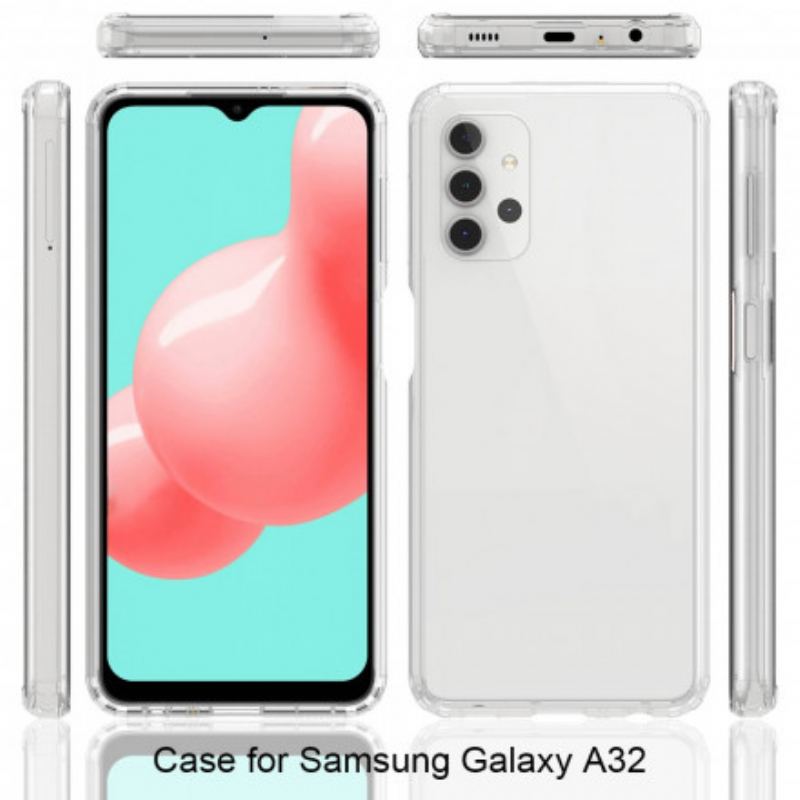 Capa Para Samsung Galaxy A32 5G Híbrido Transparente