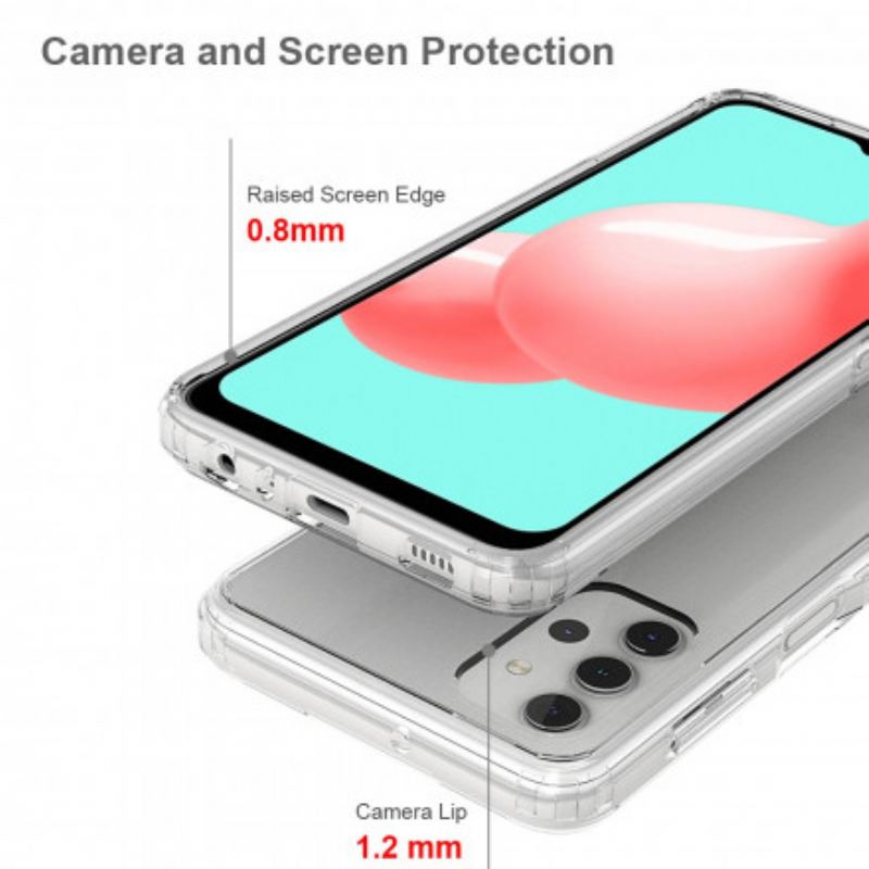 Capa Para Samsung Galaxy A32 5G Híbrido Transparente