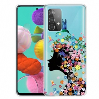 Capa Para Samsung Galaxy A32 5G Linda Cabeça De Flor