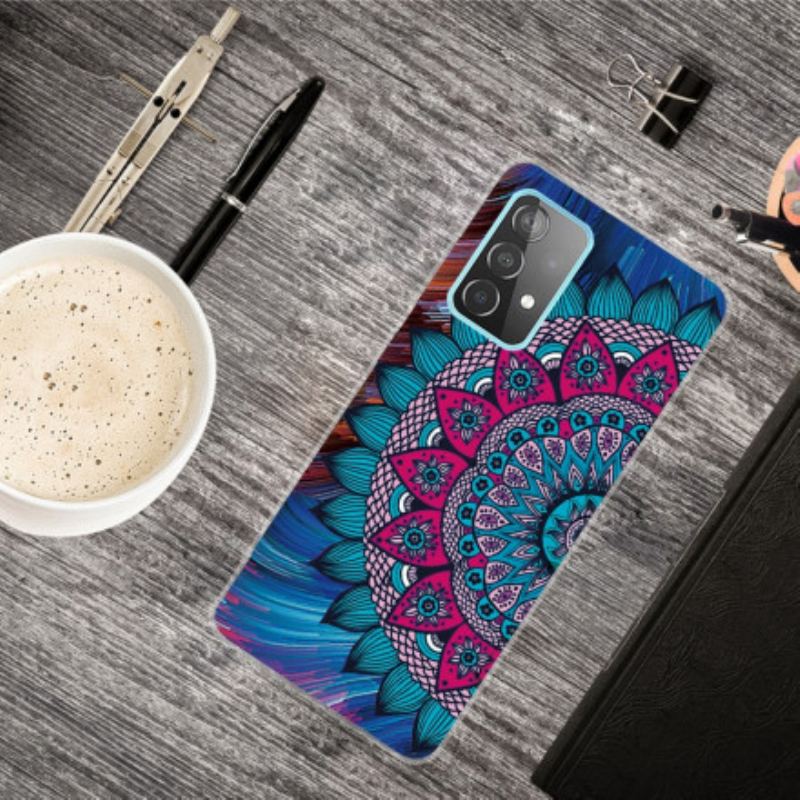 Capa Para Samsung Galaxy A32 5G Mandala Colorida