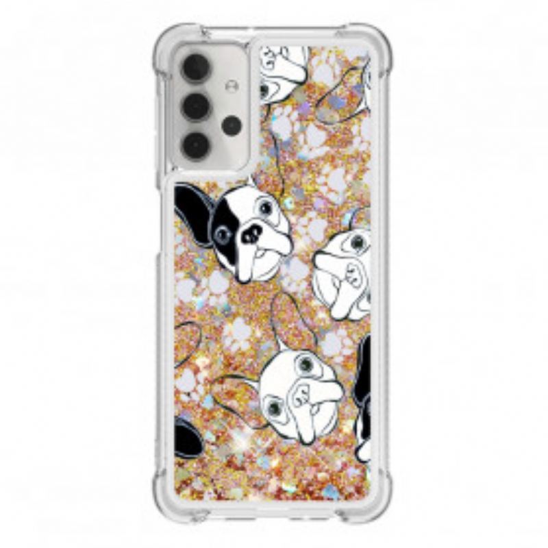 Capa Para Samsung Galaxy A32 5G Mr Dog Lantejoulas