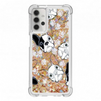 Capa Para Samsung Galaxy A32 5G Mr Dog Lantejoulas