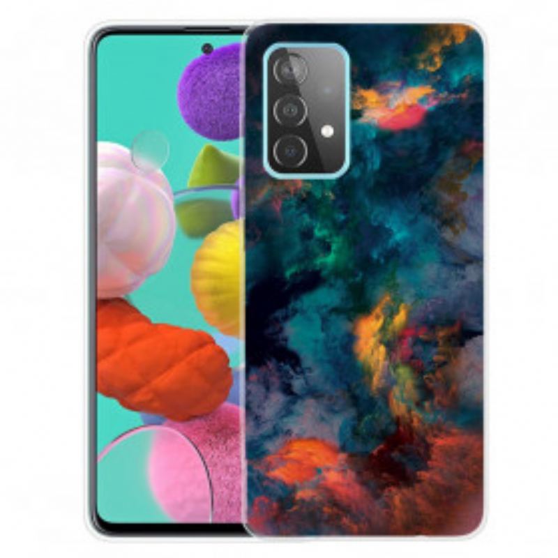 Capa Para Samsung Galaxy A32 5G Nuvens Coloridas