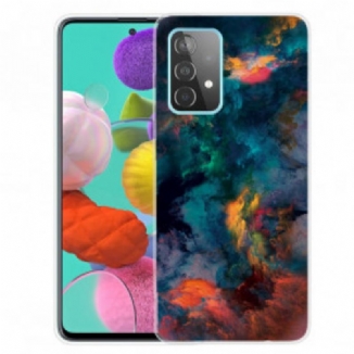 Capa Para Samsung Galaxy A32 5G Nuvens Coloridas