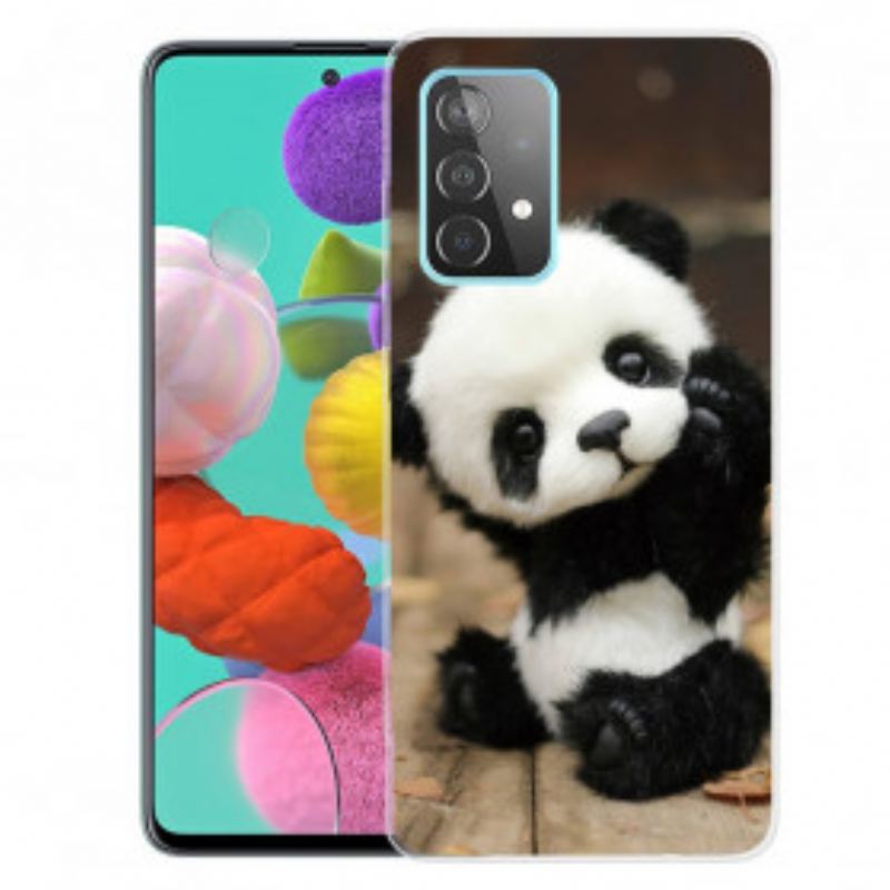 Capa Para Samsung Galaxy A32 5G Panda Flexível