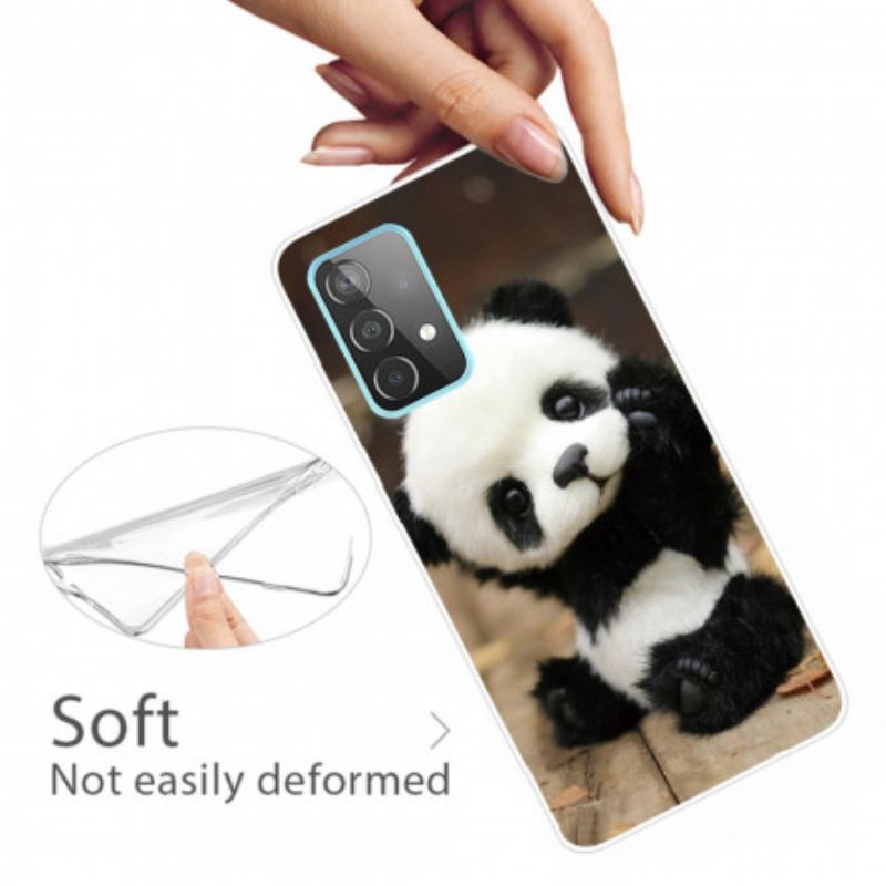 Capa Para Samsung Galaxy A32 5G Panda Flexível