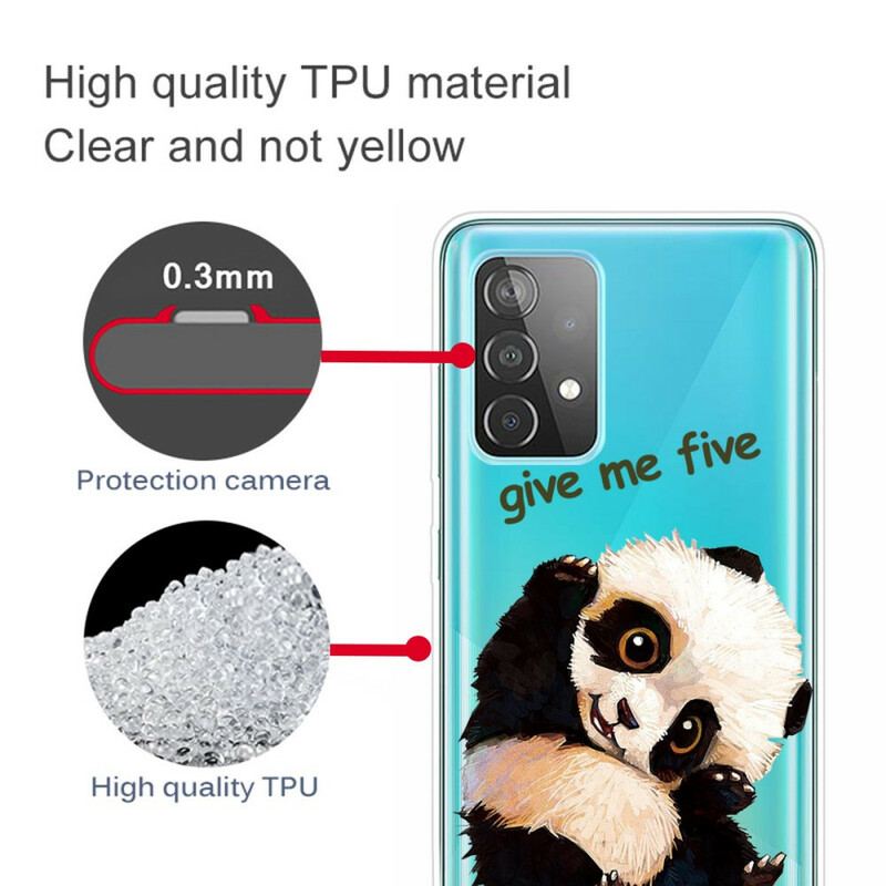 Capa Para Samsung Galaxy A32 5G Panda Me Dê Cinco