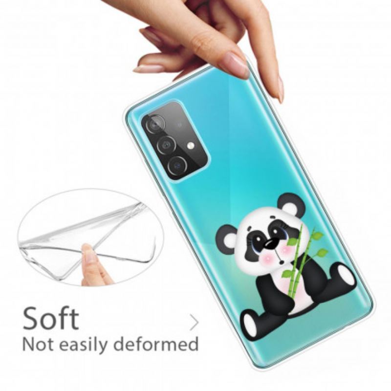 Capa Para Samsung Galaxy A32 5G Panda Triste Sem Costura