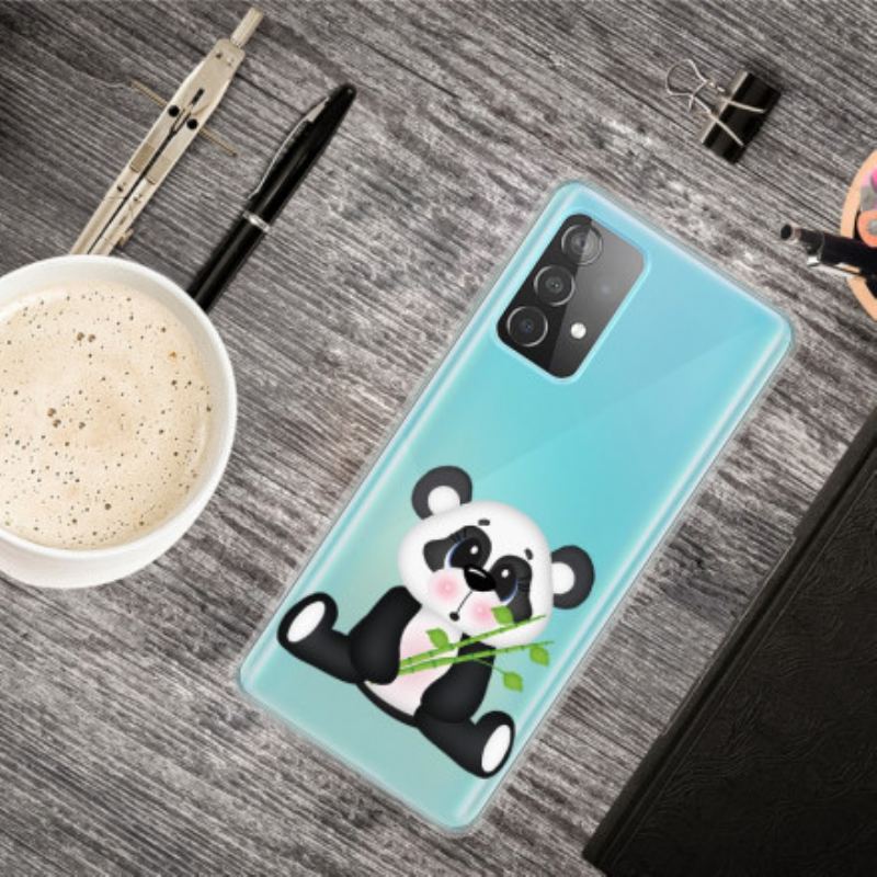 Capa Para Samsung Galaxy A32 5G Panda Triste Sem Costura