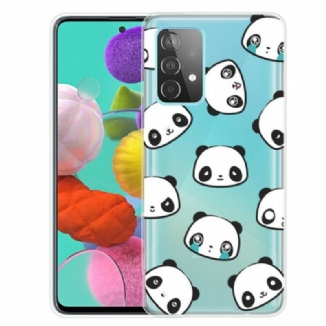 Capa Para Samsung Galaxy A32 5G Pandas Sentimentais