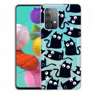 Capa Para Samsung Galaxy A32 5G Ratos Pretos