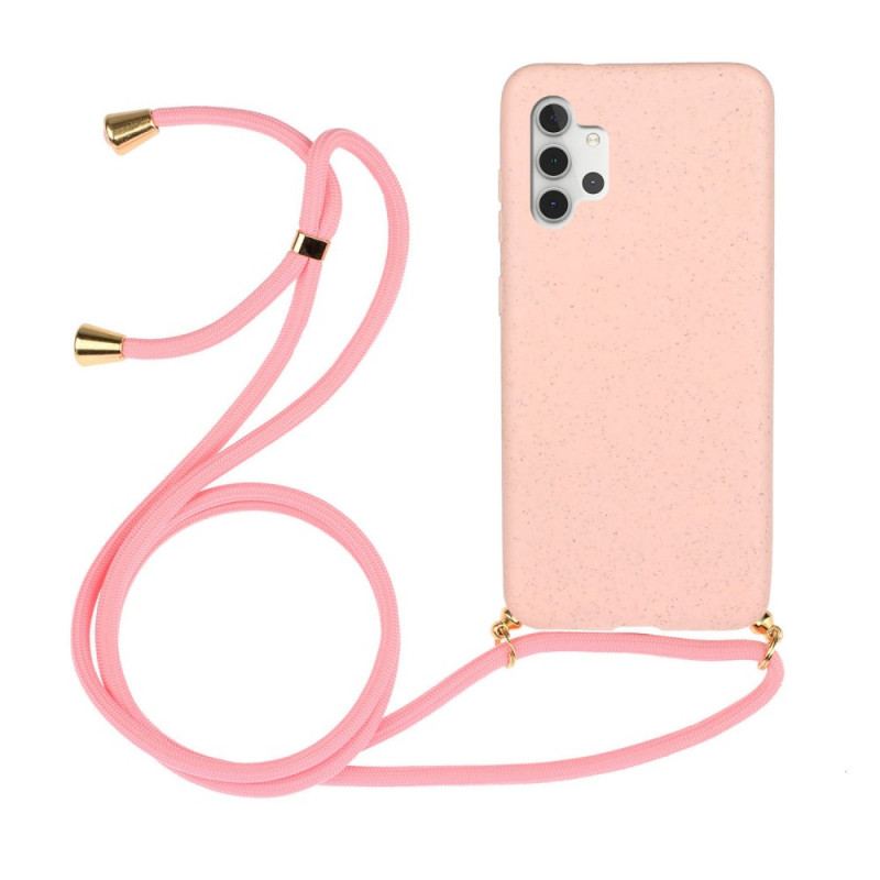 Capa Para Samsung Galaxy A32 5G Silicone E Cordão