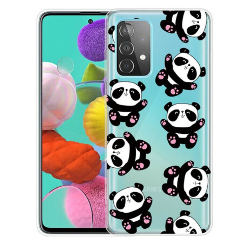 Capa Para Samsung Galaxy A32 5G Top Pandas Divertidos