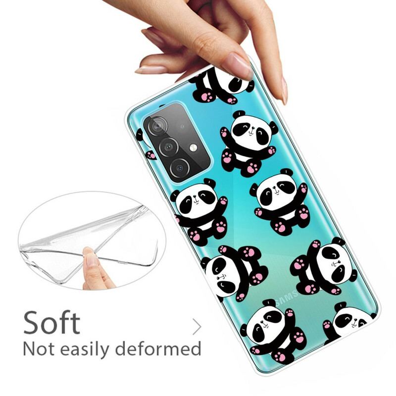 Capa Para Samsung Galaxy A32 5G Top Pandas Divertidos