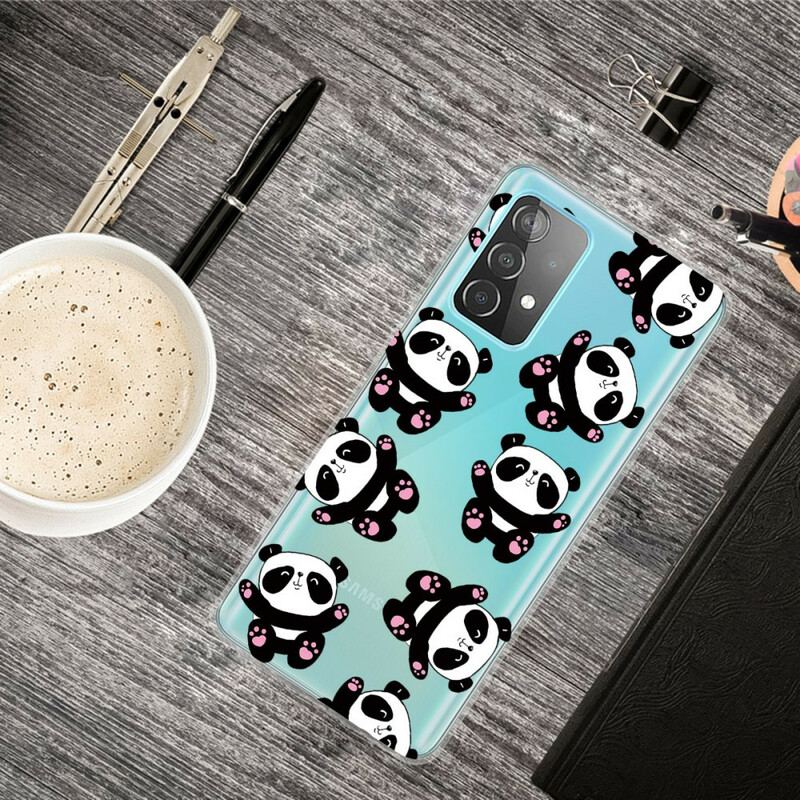 Capa Para Samsung Galaxy A32 5G Top Pandas Divertidos