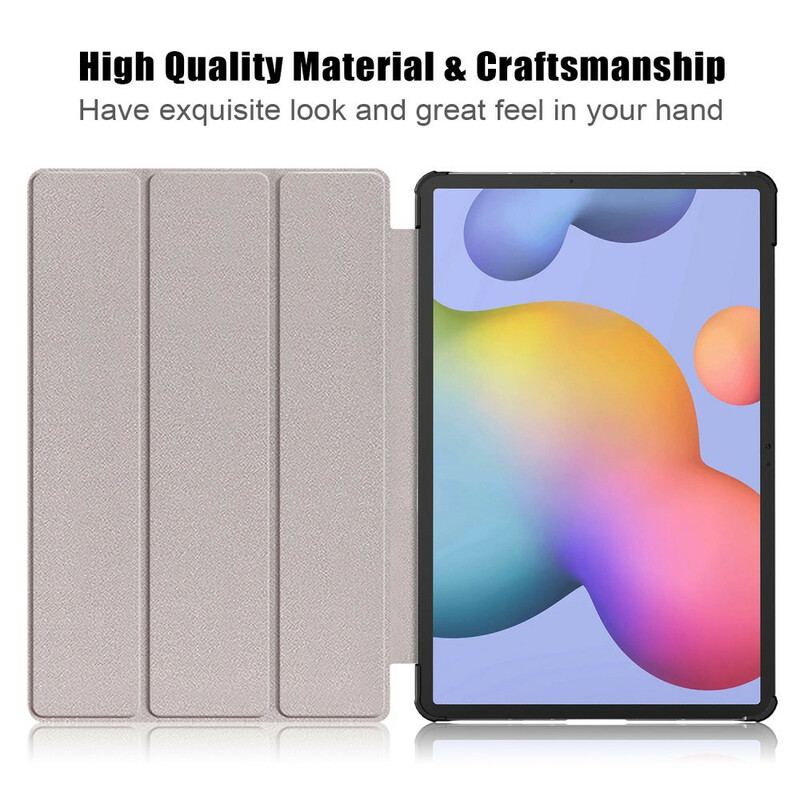 Capa De Celular Para Samsung Galaxy Tab S8 / Tab S7 Dobra Tripla Reforçada