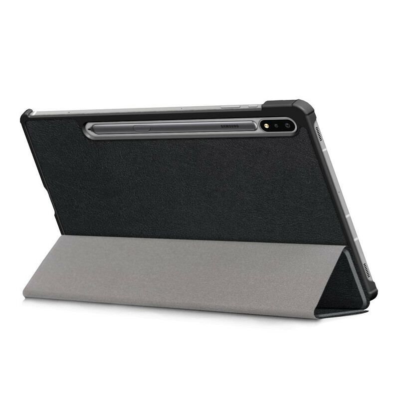 Capa De Celular Para Samsung Galaxy Tab S8 / Tab S7 Dobra Tripla Reforçada