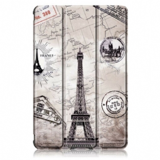 Capa De Celular Para Samsung Galaxy Tab S8 / Tab S7 Torre Eiffel Reforçada