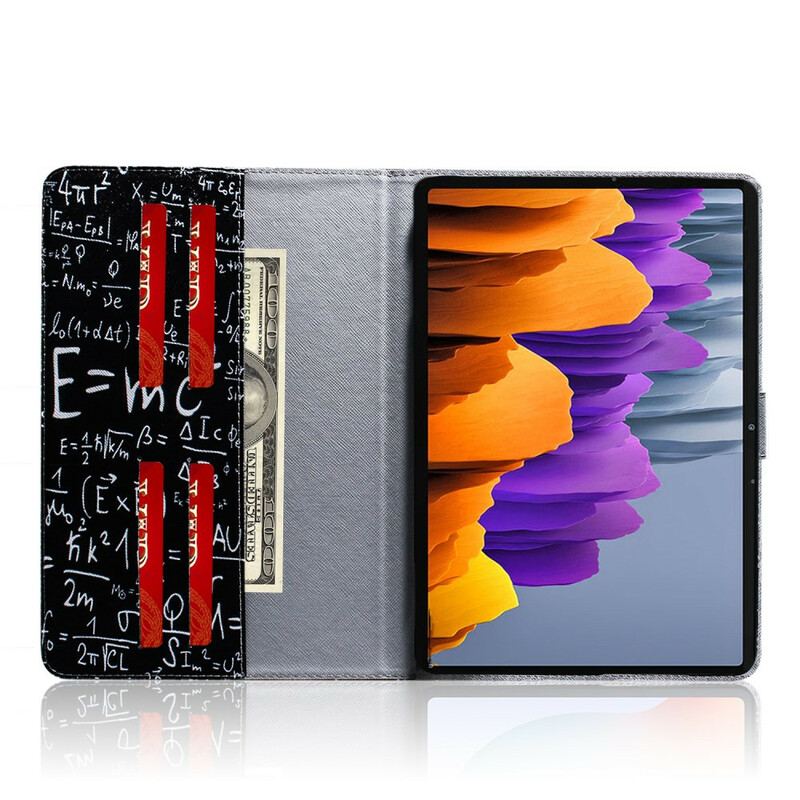 Capa Flip Para Samsung Galaxy Tab S8 / Tab S7 Cálculos Matemáticos