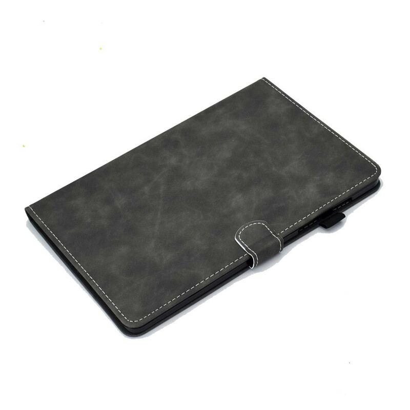 Capa Flip Para Samsung Galaxy Tab S8 / Tab S7 Efeito Couro Design Vintage