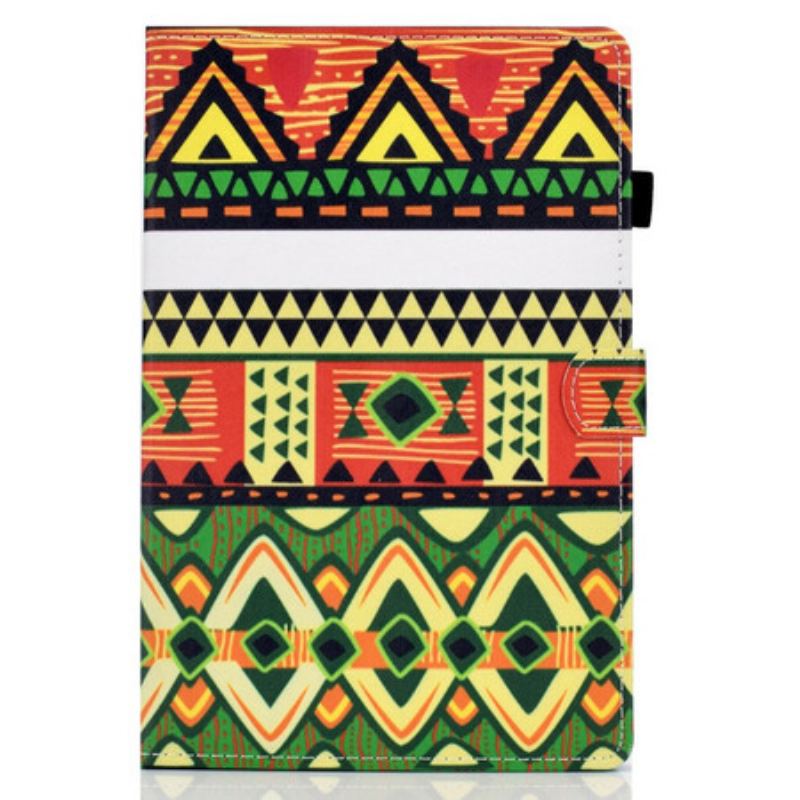 Capa Folio Para Samsung Galaxy Tab S8 / Tab S7 Asteca