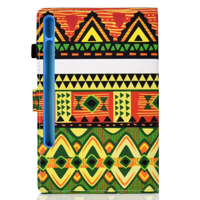 Capa Folio Para Samsung Galaxy Tab S8 / Tab S7 Asteca