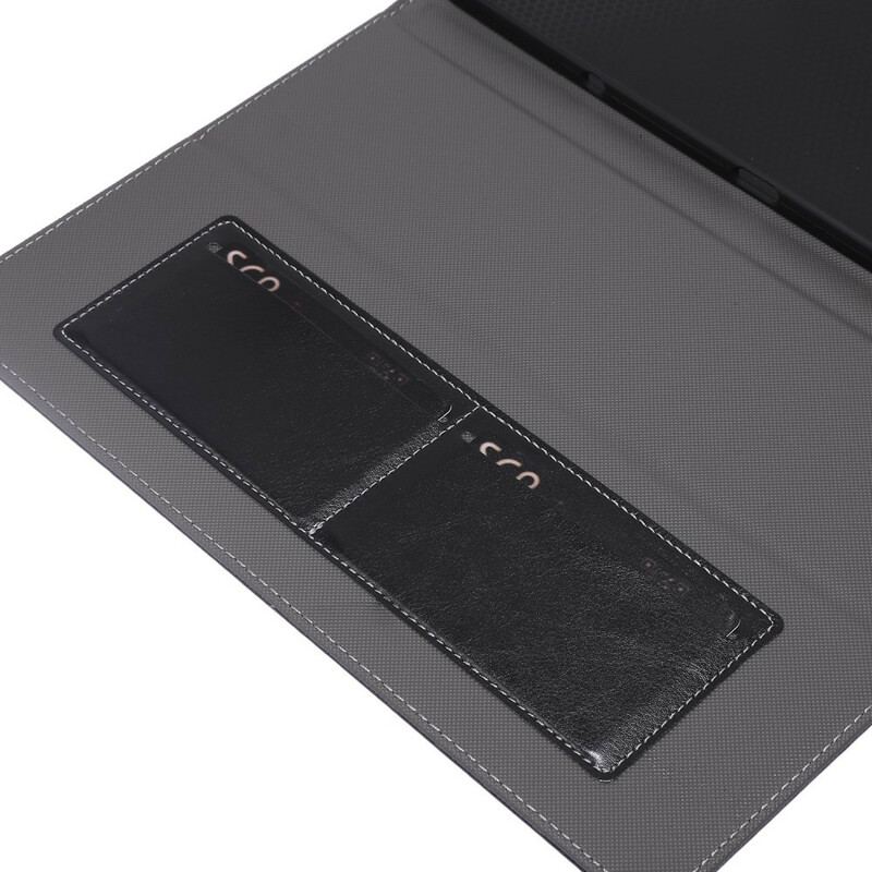 Capa Para Samsung Galaxy Tab S8 / Tab S7 Couro Falso Clássico