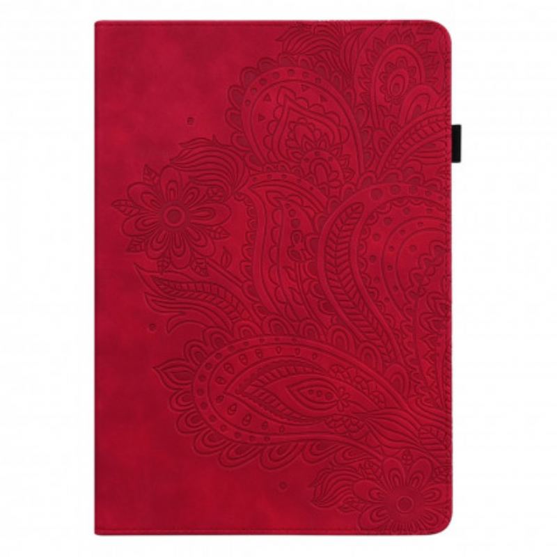 Capa Para Samsung Galaxy Tab S8 / Tab S7 Estampa De Flores