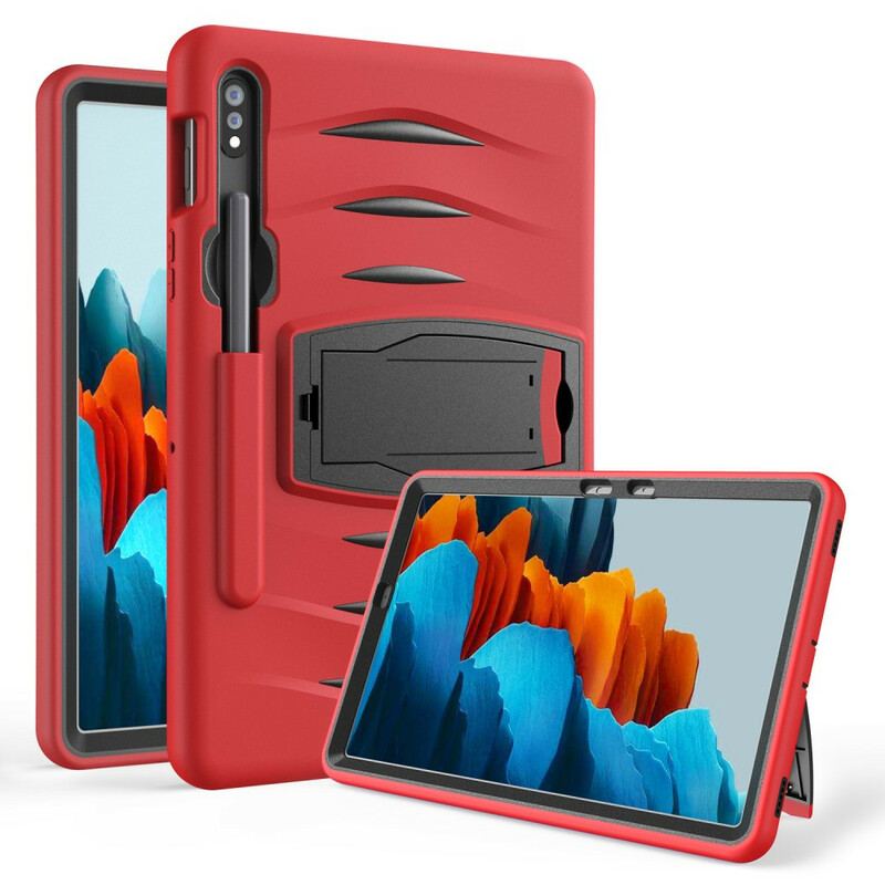 Capa Para Samsung Galaxy Tab S8 / Tab S7 Capa Proteção Proteção De Pára-choque Com Suporte