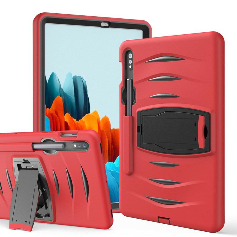 Capa Para Samsung Galaxy Tab S8 / Tab S7 Capa Proteção Proteção De Pára-choque Com Suporte