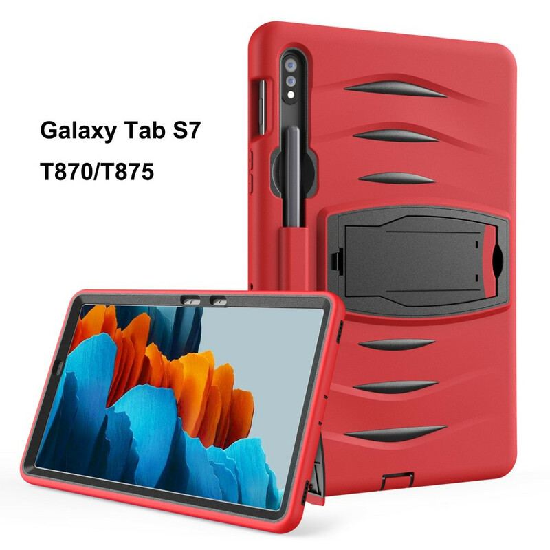 Capa Para Samsung Galaxy Tab S8 / Tab S7 Capa Proteção Proteção De Pára-choque Com Suporte