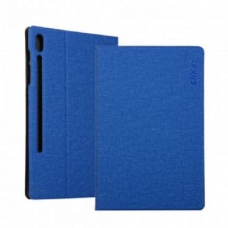 Capa Para Samsung Galaxy Tab S8 / Tab S7 Tecido Enkay