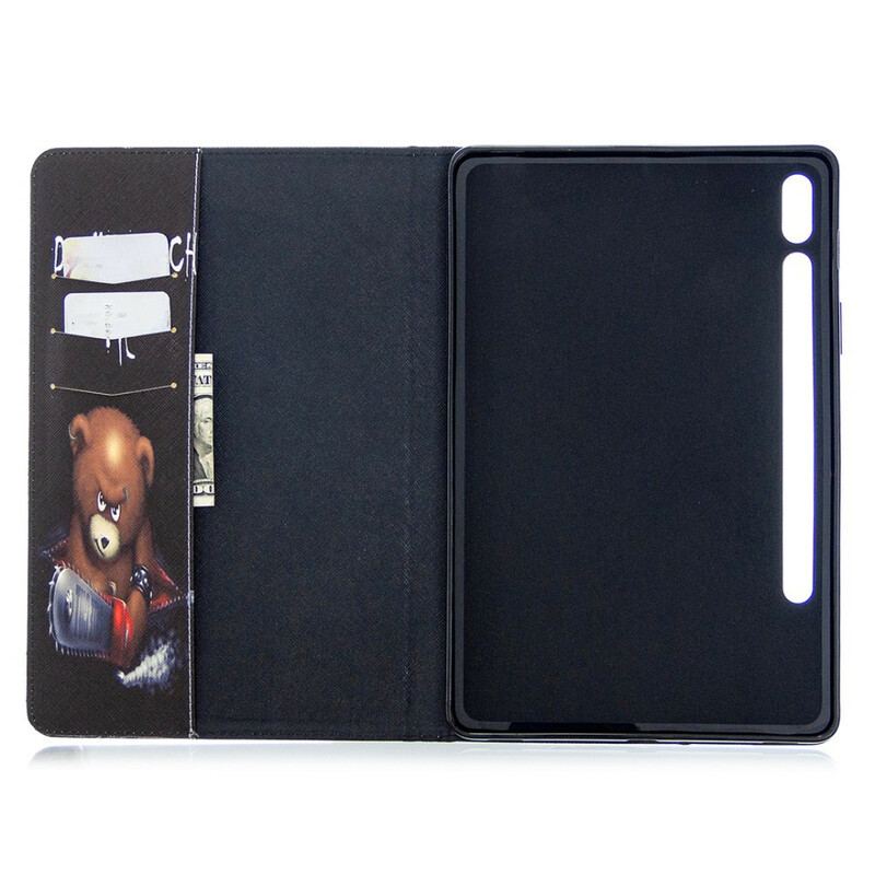 Capa Para Samsung Galaxy Tab S8 / Tab S7 Urso Perigoso