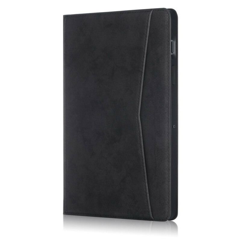 Capa Proteção Para Samsung Galaxy Tab S8 / Tab S7 Efeito Couro Empresarial