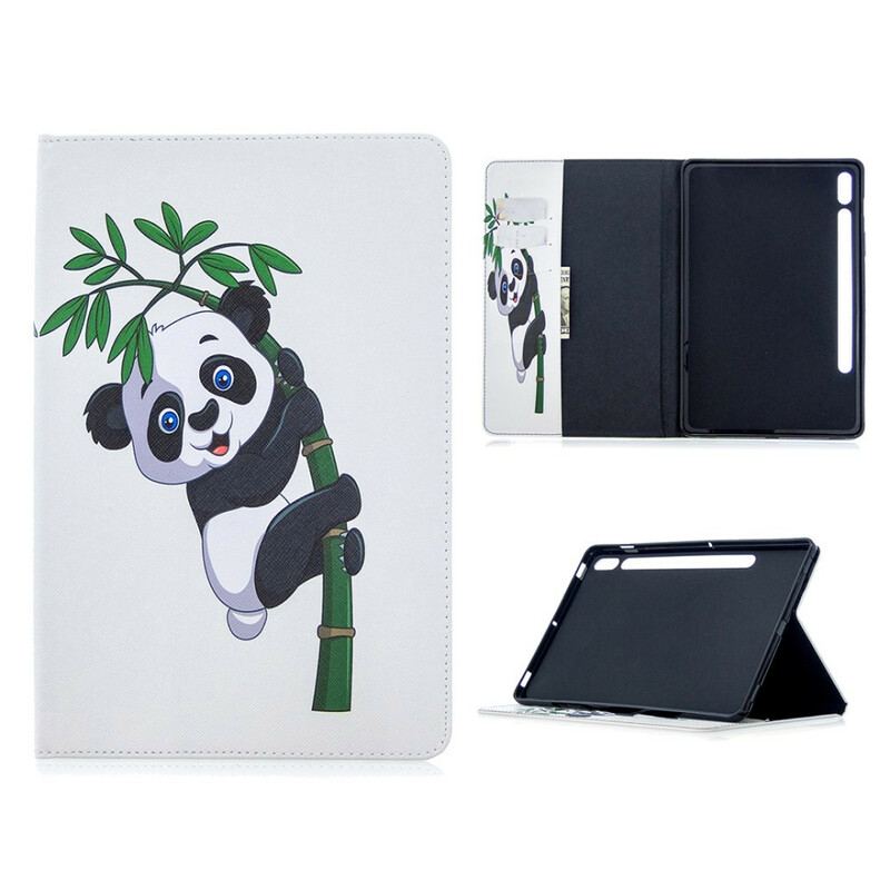 Capa Proteção Para Samsung Galaxy Tab S8 / Tab S7 Padrão De Impressão De Panda