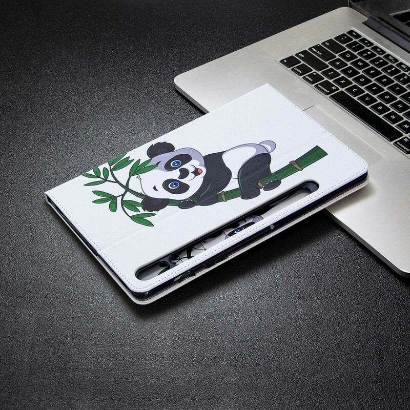 Capa Proteção Para Samsung Galaxy Tab S8 / Tab S7 Padrão De Impressão De Panda