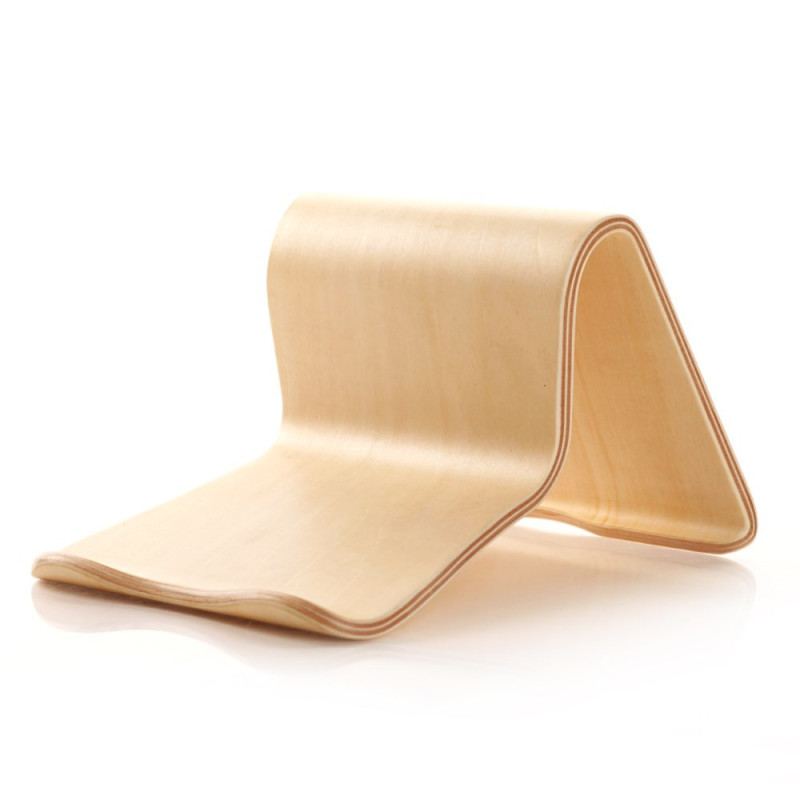 Suporte De Mesa Estilo 70 De Madeira Natural Para Tablet