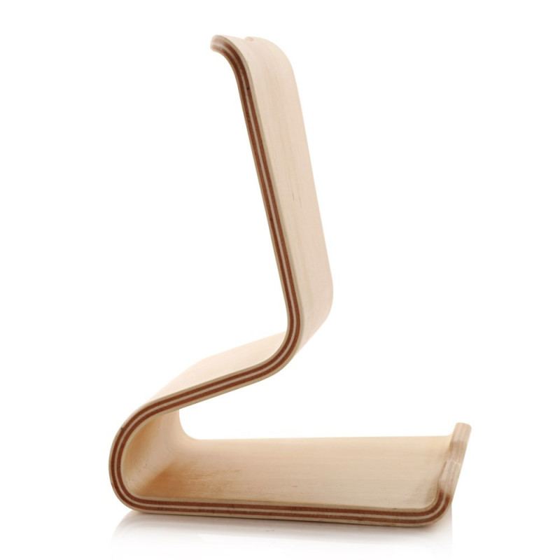 Suporte De Mesa Estilo 70 De Madeira Natural Para Tablet