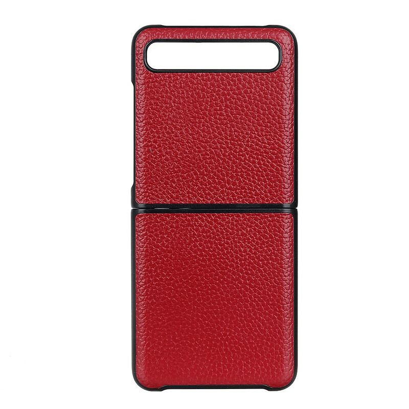 Capa Para Samsung Galaxy Z Flip De Couro Couro Sintético De Lichia