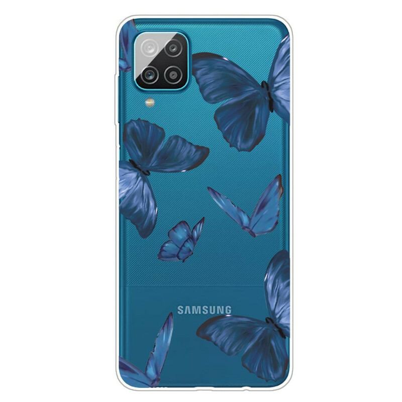 Capa De Celular Para Samsung Galaxy M12 / A12 Borboletas Selvagens