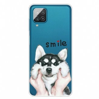 Capa De Celular Para Samsung Galaxy M12 / A12 Cachorro Sorridente