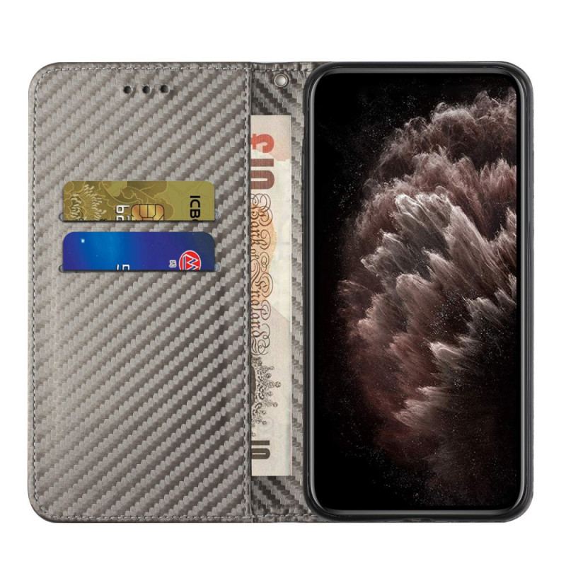 Capa De Celular Para Samsung Galaxy M12 / A12 De Cordão Flip Correia De Fibra De Carbono