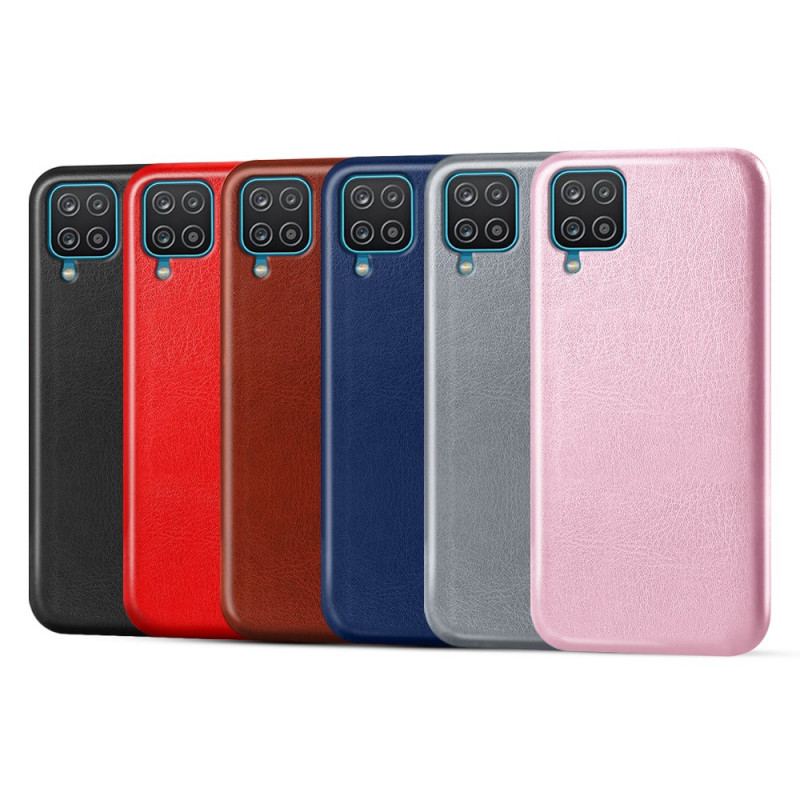 Capa De Celular Para Samsung Galaxy M12 / A12 Efeito Couro Ksq