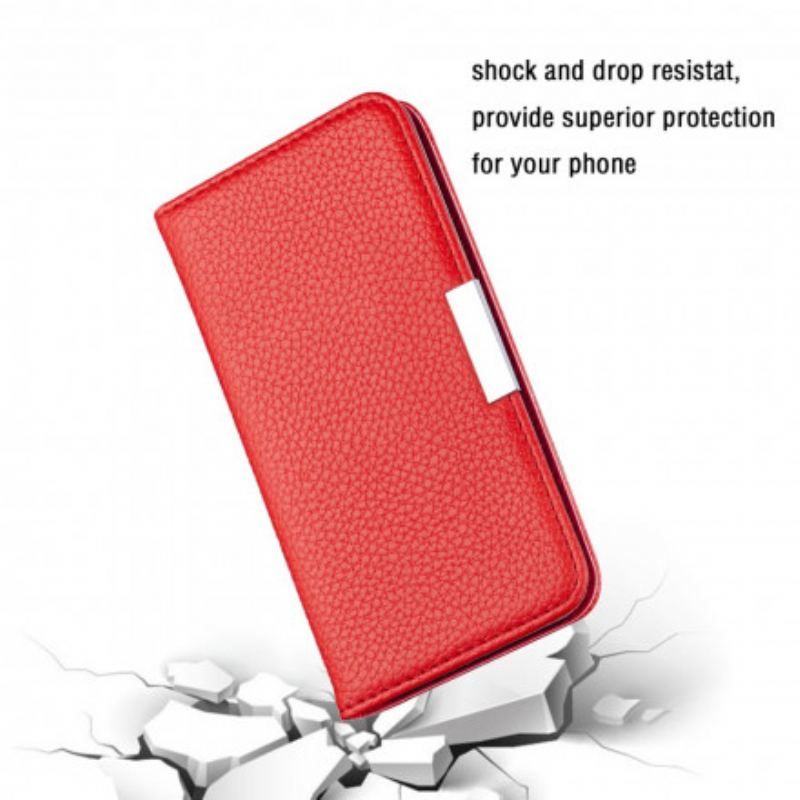 Capa De Celular Para Samsung Galaxy M12 / A12 Flip Couro Falso Lichia Ultra Chic