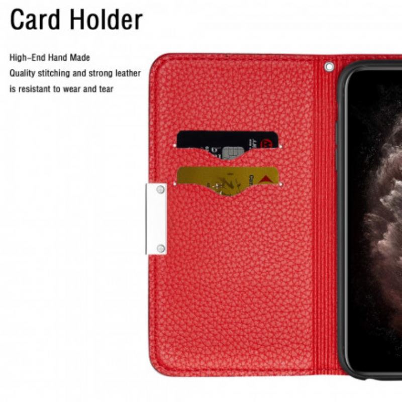 Capa De Celular Para Samsung Galaxy M12 / A12 Flip Couro Falso Lichia Ultra Chic