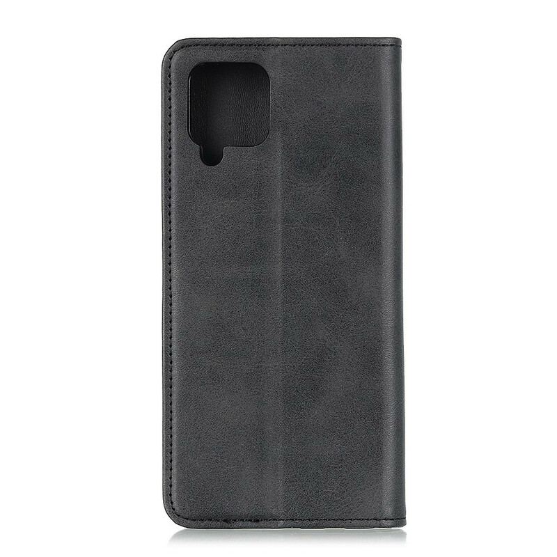 Capa De Celular Para Samsung Galaxy M12 / A12 Flip Couro Rachado